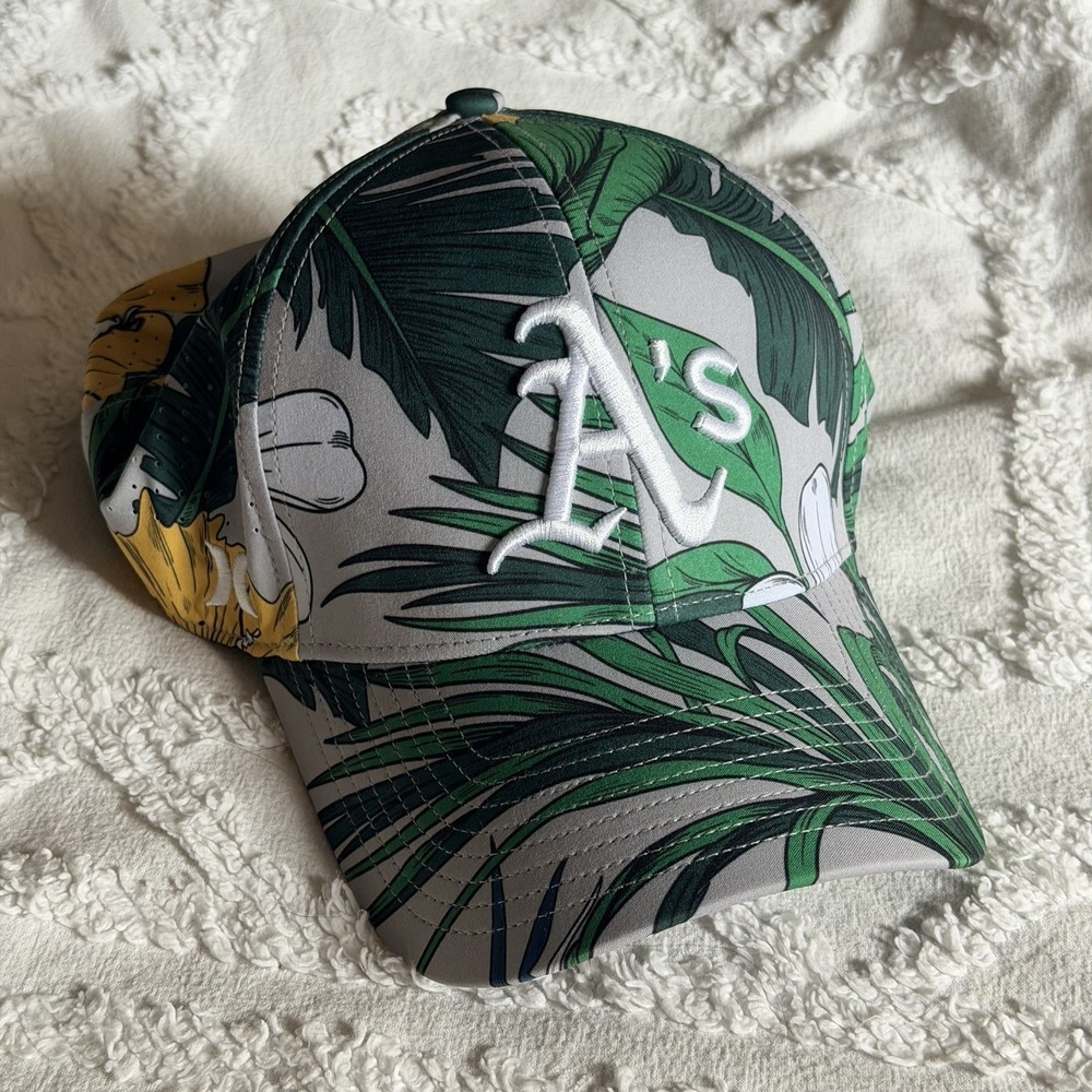New Oakland Athletics A's '47 Hurley Snapback Tropical Sample Hat MLB Unisex